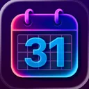CC31: Neon Calendar